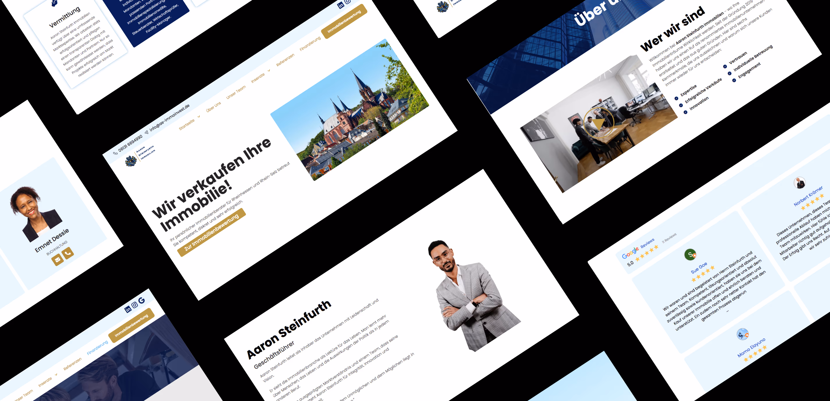 Webdesign Referenz Steinfurth Immobilien — Neo1 Media