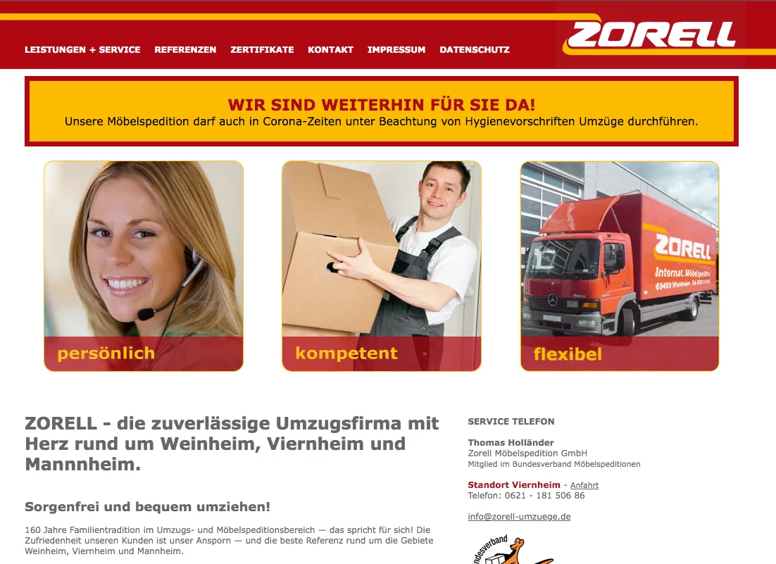 Zorell — Vorher